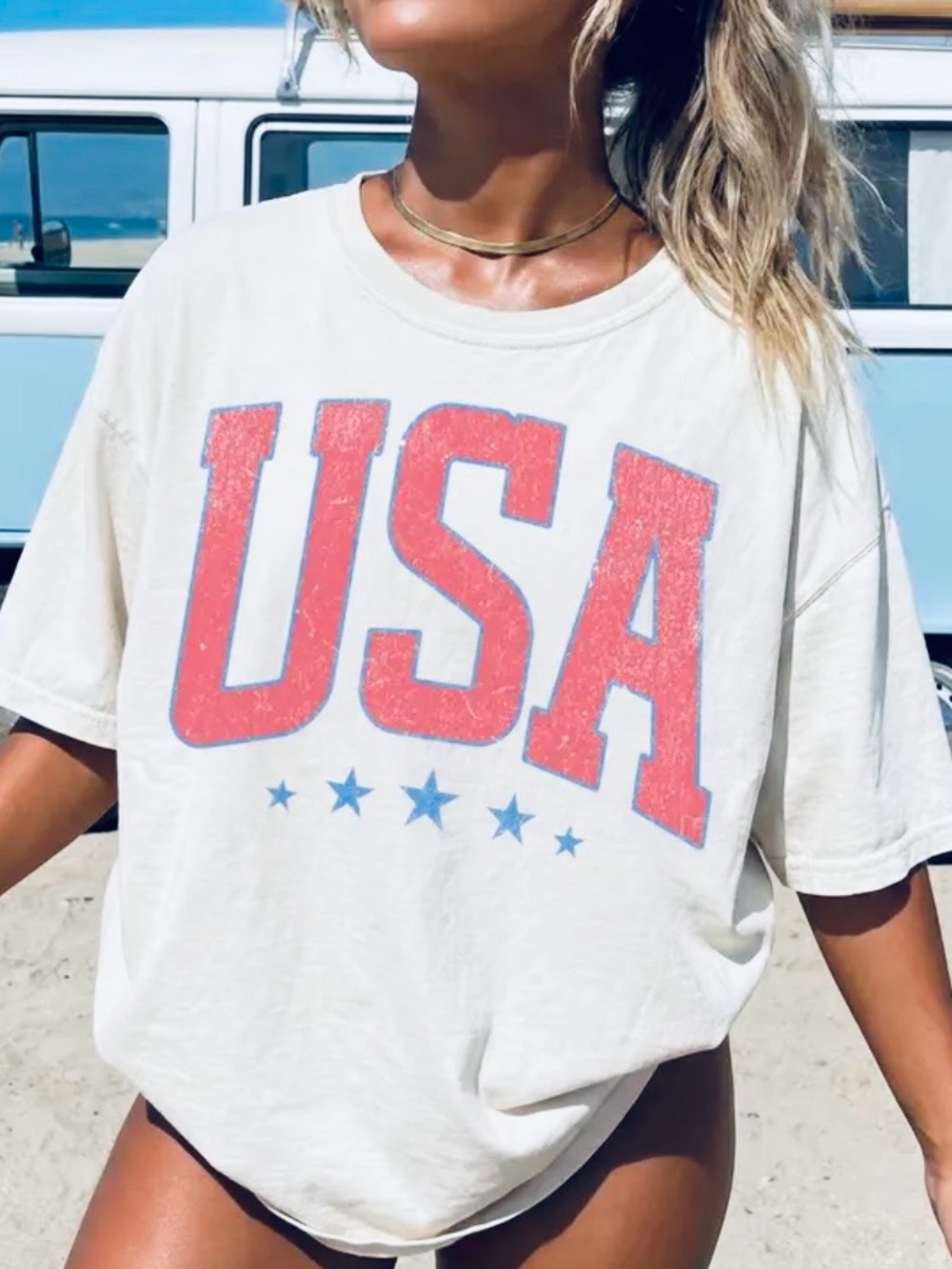 New American Classic USA Stars Tee Shirt